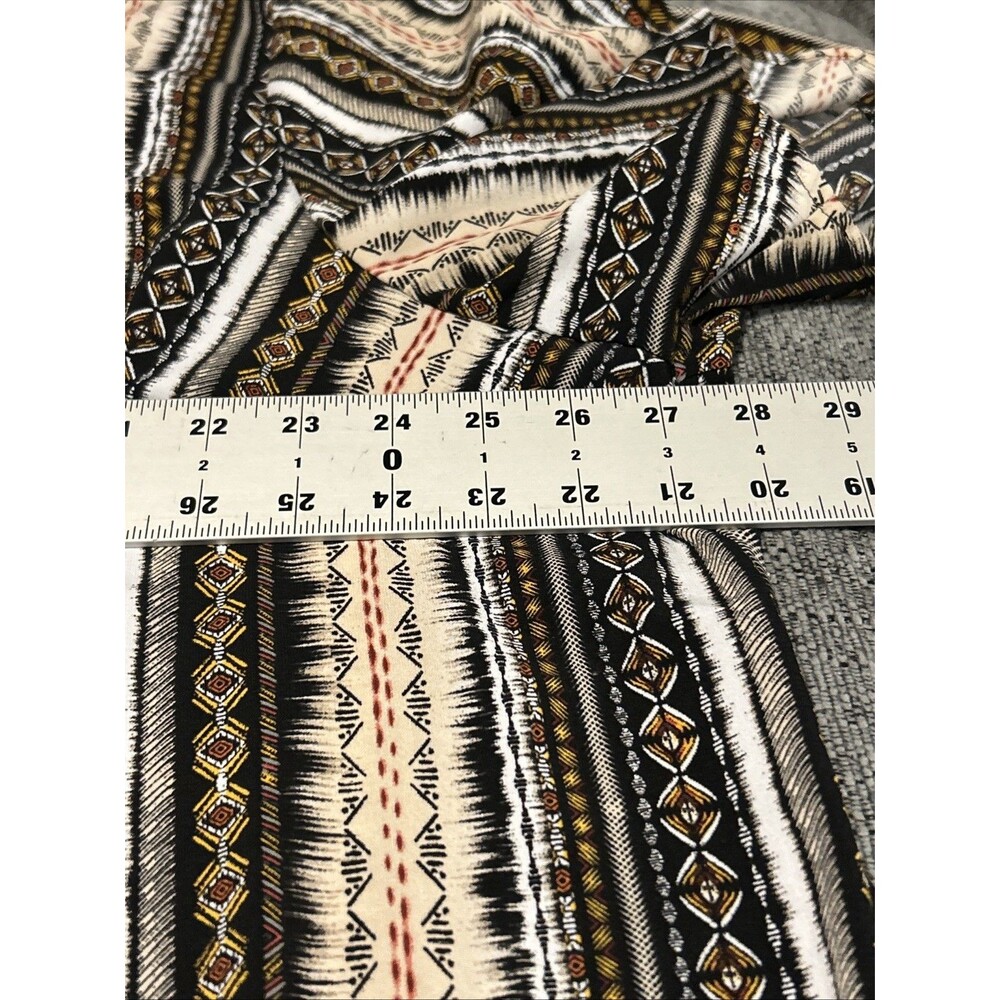 Catherines Button Front Top 3X Aztec Stripe Boho Resort Casual Festival Vacation - Picture 8 of 9